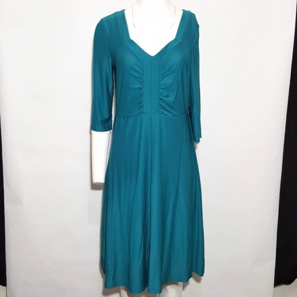 Avon Dresses & Skirts - Avon Teal Long Holiday Dress